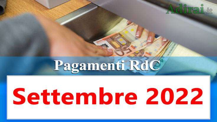 Reddito Di Cittadinanza Settembre 2022 Data Pagamento Ricarica RdC