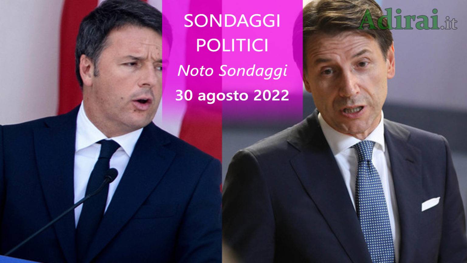 Ultimi Sondaggi Politici 30 Agosto 2022 Sondaggi Noto