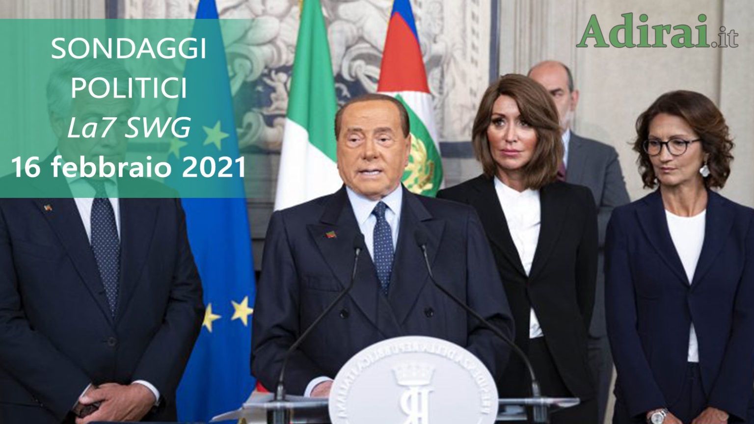 Ultimi Sondaggi Politici 16 febbraio 2021 sondaggi La7 SWG