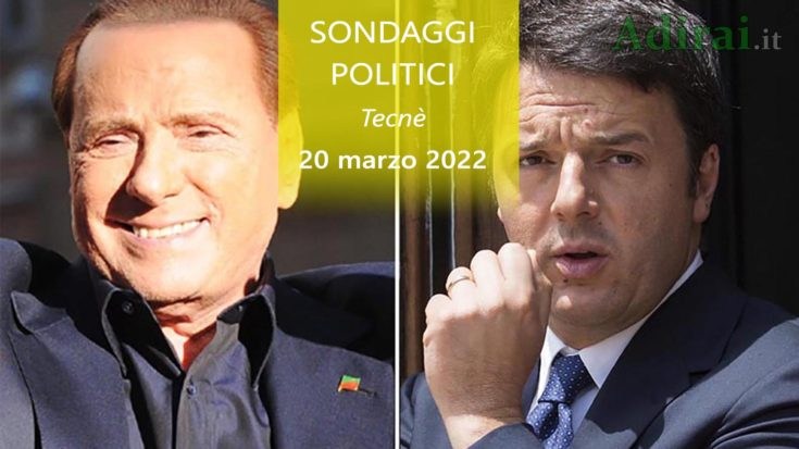 ultimi sondaggi politici 20 marzo 2022 tecne di tutti i partiti italiani