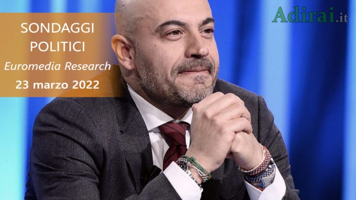 ultimi sondaggi politici 23 marzo 2022 euromedia research di tutti i partiti italiani