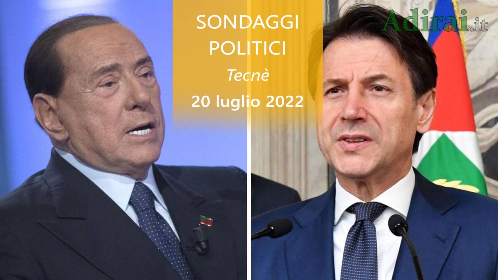 ultimi sondaggi politici 20 luglio 2022 tecne