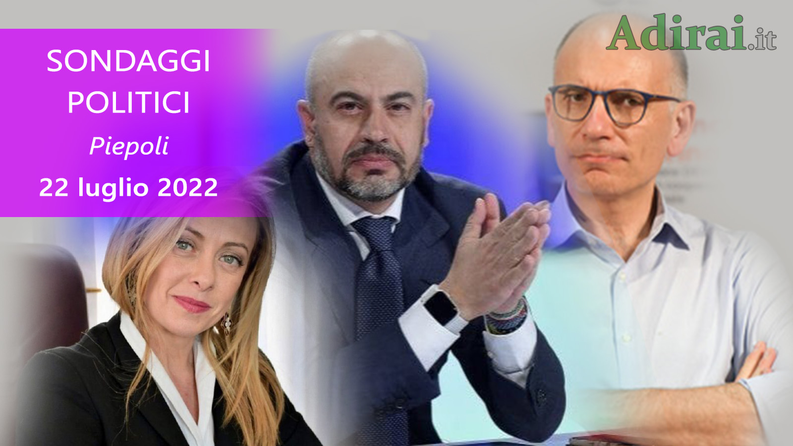 ultimi sondaggi politici 22 luglio 2022 piepoli