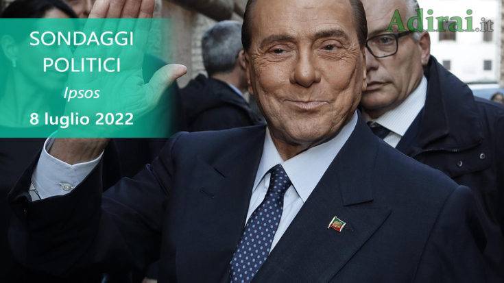 ultimi sondaggi politici 8 luglio 2022 ipsos di tutti i partiti italiani