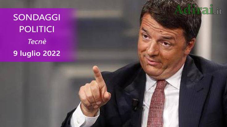 ultimi sondaggi politici 9 luglio 2022 tecne di tutti i partiti italiani