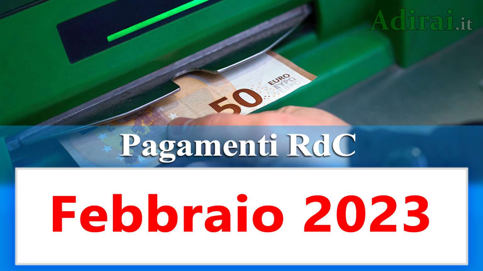 Reddito di cittadinanza Febbraio 2023 data pagamento ricarica RdC