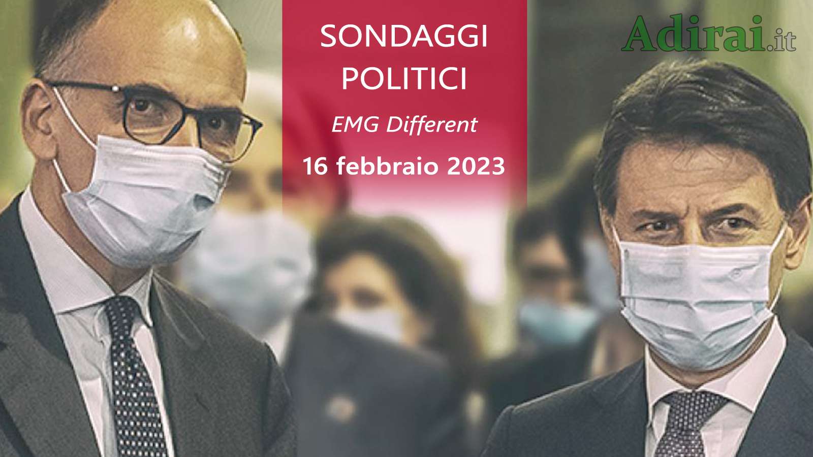 ultimi sondaggi politici 16 febbraio 2023 emg different