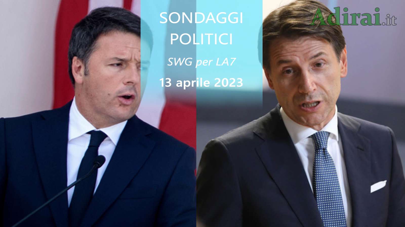 ultimi sondaggi politici 13 aprile 2023 swg la7