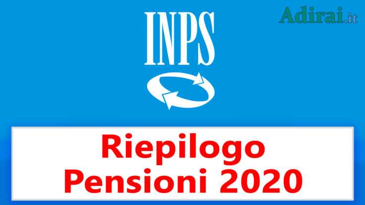 Calendario Pensioni, Riepilogo Del 2020: Date Di Pagamento E Novità