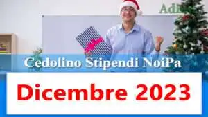 noipa cedolino stipendi pa dicembre 2023